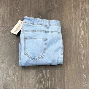 Missguided Maternity Simmer Bleach Raw Hem‎ Sz 8